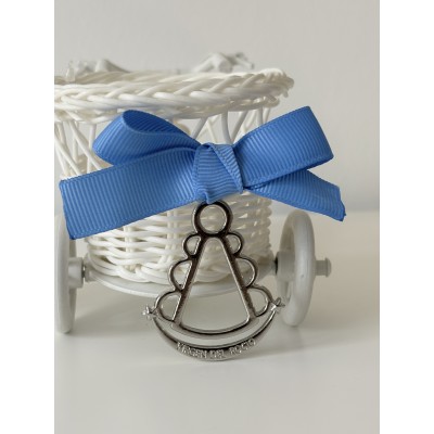 Medalla cuna de metal virgen del Rocío versión niño