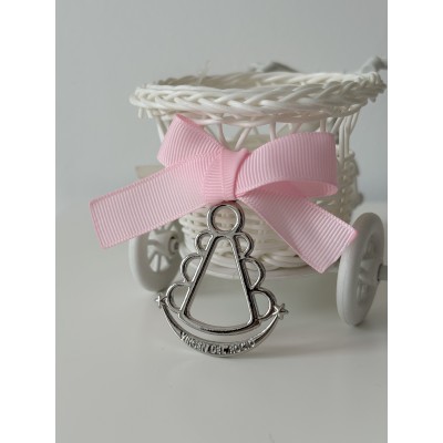 Medalla cuna de metal virgen del Rocío versión niña