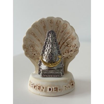 Concha de resina con virgen